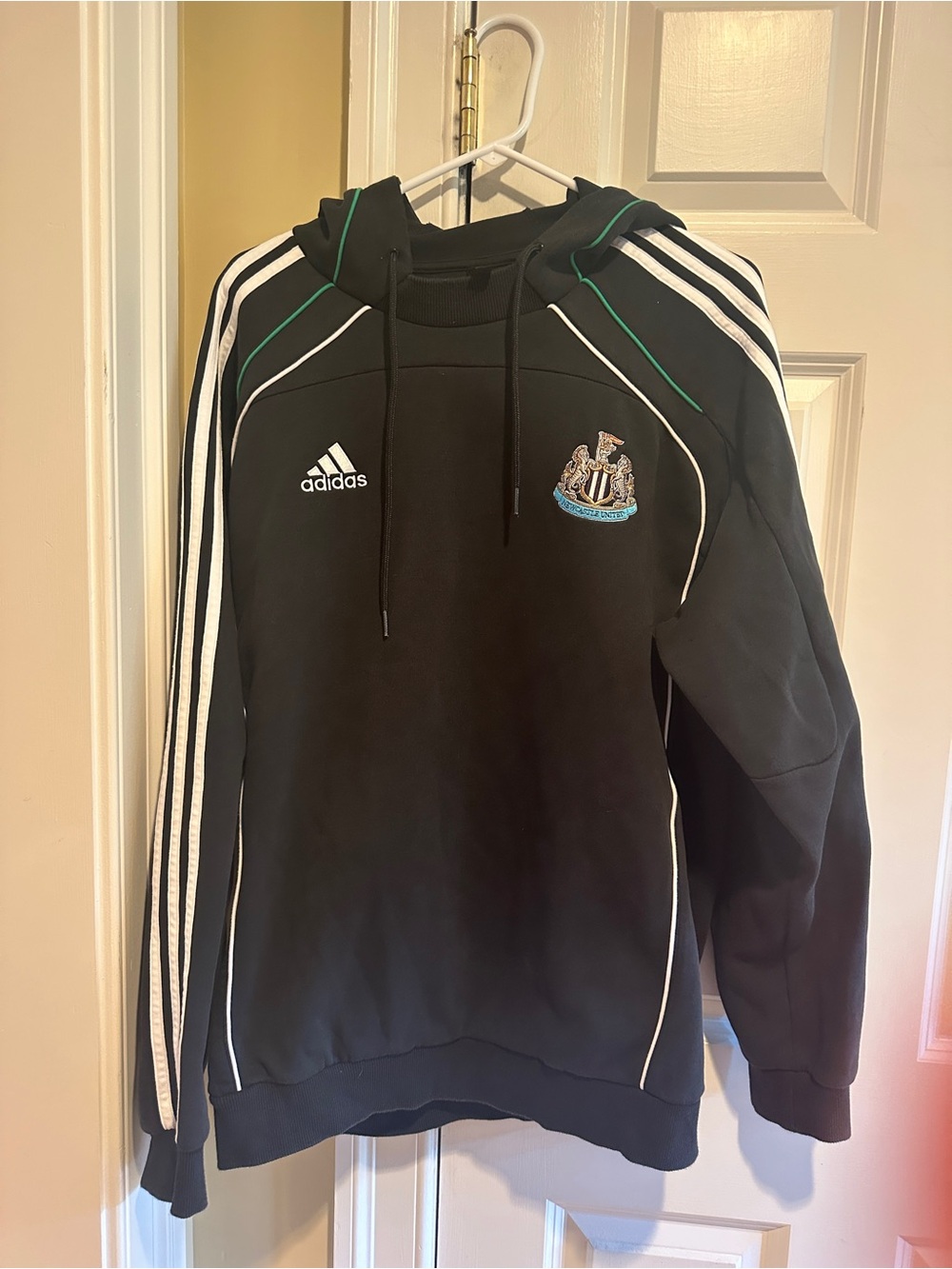 Adidas Newcastle United FC Hoodie Men’s XL Black Soccer Football